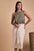 Rosmie Fern Linen Top