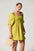 The Chartreuse Charm Mini Dress