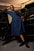 Blue Reverie Button-Front Denim Dress