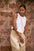 Meera Frill Linen Top