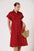 Soft Ember Linen Dress